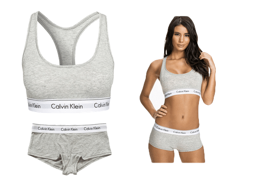 Calvin Klein Modern Cotton undertøj BH og Hipster sporty